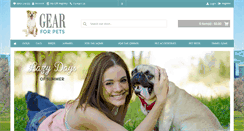 Desktop Screenshot of gearforpets.com