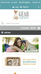 Mobile Screenshot of gearforpets.com