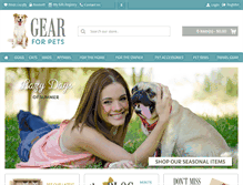 Tablet Screenshot of gearforpets.com